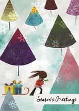 Christmas holidays Christmas Card 23005 created by Annie Wilkinson