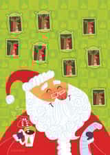 santa christmas Christmas Card 23036 created by Josh Cleland
