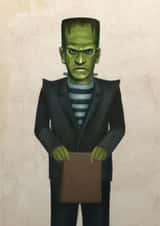 Halloween Frankenstein Card 23121 created by Jorge Mendez