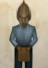 Halloween Wolfman Card 23123 created by Jorge Mendez