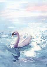 Grace swan Card 22749 created by L i z H a n k i n s