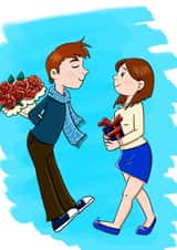 love gift Valentines Day Card 22792 created by Francesca Pich