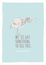 Announcement baby Pregnancy Card 1312 created by Kate Chesterton