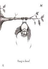 animillys bird Thinking of you Card 1274 created by Catherine Flynn