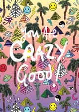 crazy colourful Card 23233 created by 2B Or Not 2B