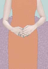 feminine woman Pregnancy Card 23560 created by Gaby D'Alessandro