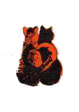 Cute Cat Print Anniversary Card / Valentines Day Card / Just Because Card created by Katie Edwards