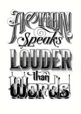 Type Typographic Just because... Card 23897 created by Tom Lane