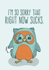 Owl Sympathy Card created by Tami Boyce