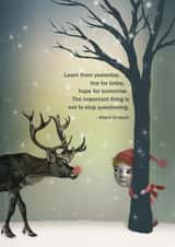 Christmas Einstein Just because Card 23902 created by Isabelle Cardinal