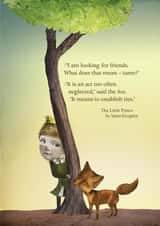 illustration inspiration Thinking of you Card 1362 created by Isabelle Cardinal