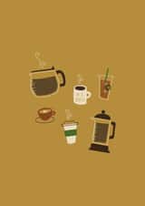 coffee latte Card 22773 created by Alisa Wismer