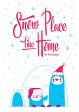 snow holidays Christmas Card 22818 created by Daniel Clark