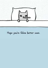cat cats Get Well Card 1621 created by Reigning Cats . . . and dogs