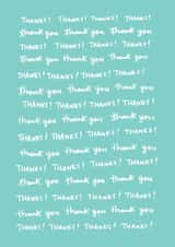 Thank You Thank You Thank You Card created by Angela Chick