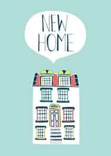 Pretty Town House New Home Card - New Home created by Jessica Hogarth