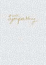 Dots with Sympathy card created by Jessica Hogarth