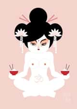 Geisha art Card 24186 created by Critical T-rex