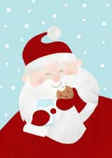 santa xmas Christmas Card 22559 created by Stephanie Nicholson