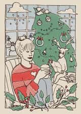 christmas cozy Card 23280 created by Nazli Brennan