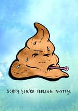 sick humour Get Well Card 1508 created by Megan Motown