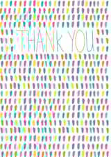 THANKS FEMALE Thank You Card 1670 created by Jessica Hogarth