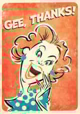 Thank you Thank You Card 1339 created by Daviz