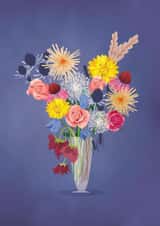 flowers celebreation Mothers Day Card 2229 created by Mie Frey Damgaard