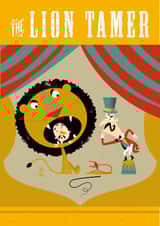 circus lion Humour Card 2449 created by John Haslam