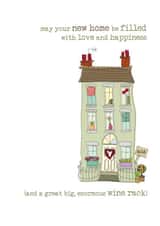 Funny New Home Card - House - Wine Rack - May Your New Home Be Filled With Love And Happiness (And A Great Big, Enormous Wine Rack) created by Dandelion Stationery