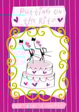 wedding celebration Engagement & Marriage Card 25260 created by John Haslam