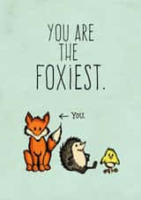 Fox Love Encouragement Card created by Tami Boyce