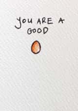 good egg Thank You Card 25872 created by Pencil & Polish