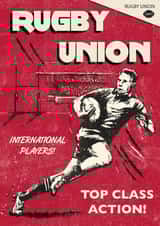 rugby sport Father's Day Card 2279 created by Rocket68