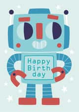 robot birthday Birthday Card 24521 created by Claire Stamper
