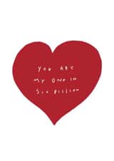 love heart Anniversary Card 23176 created by David Delahunty