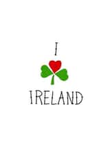 ireland irish Saint Patricks Day Card 1241 created by David Delahunty