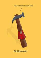 McHammer card created by Pottsy Prints