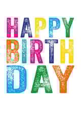 happybirthday colourful Birthday Card 3473 created by Do You Punctuate?