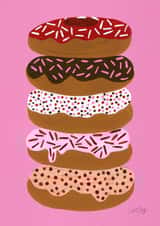 donut icing Just because... Card 3621 created by Cat Coquillette