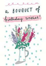 bouquet birthday Birthday Card 26580 created by Angie Browning
