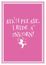 unicorn pink Just because... Card 26567 created by Tabitha's Imagination
