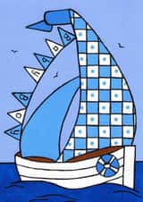 Baby Boy New Baby Card 4183 created by Olivia Goddard
