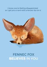 disappointed fox Just because... Card 26702 created by Drawberry Jam