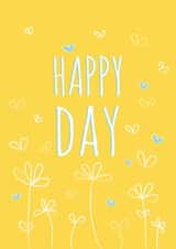 happy day Typography Congratulations Card 26541 created by Judy Bainbridge