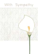 With Sympathy card created by Little Red Apple