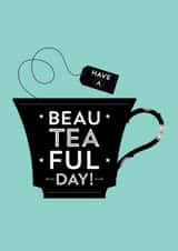 tea hello Thinking of you Card 4368 created by TRICIA O