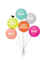 Classic Birthday Card - For Her - Balloons created by TRICIA O