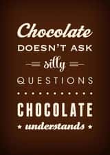 chocolate friendship Get Well Card 4422 created by LATTE DESIGN