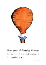 fly encouragement Humour Card 3254 created by Marc Johns